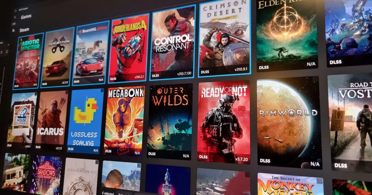 DLSS Swapper now lets you update all your upscalers in multiple games at once, adds Nvidia's new Frame Generation Preset C