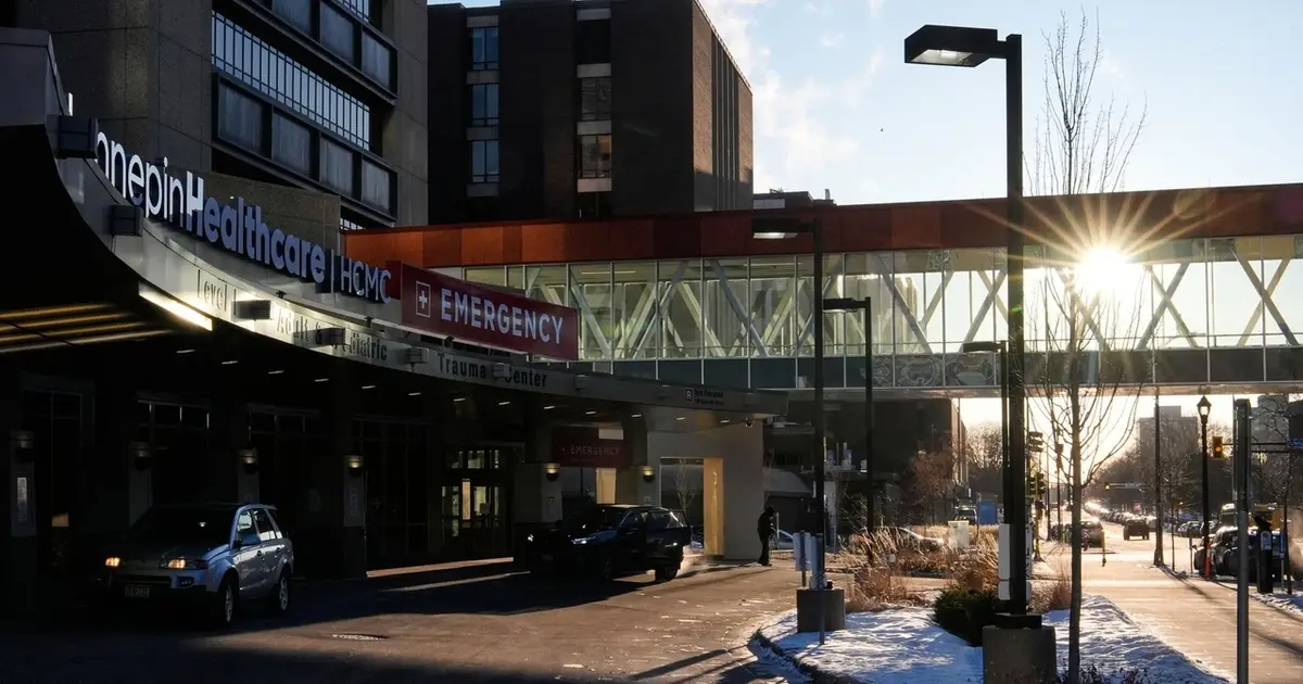 ICE claim that a man shattered his skull running into wall triggers tension at a Minnesota hospital