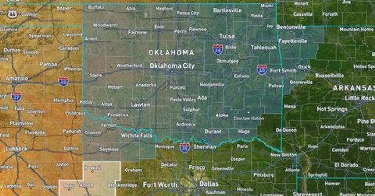 Winter Storm Watch issued for parts of Oklahoma , Texas , and Arkansa
