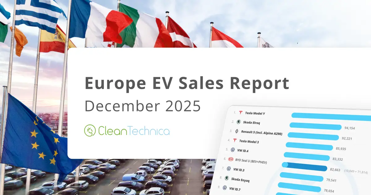 Europe EV Sales Record Month ! - CleanTechnica