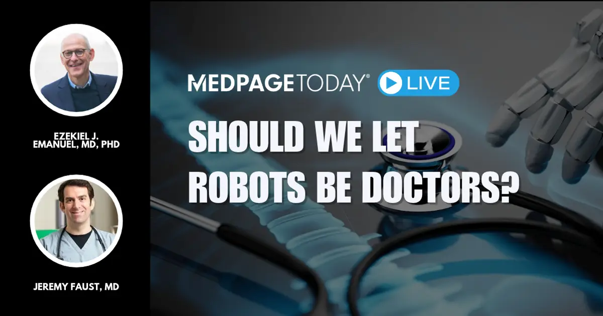 Live Webinar October 29: Should We Let Robots Be Doctors?