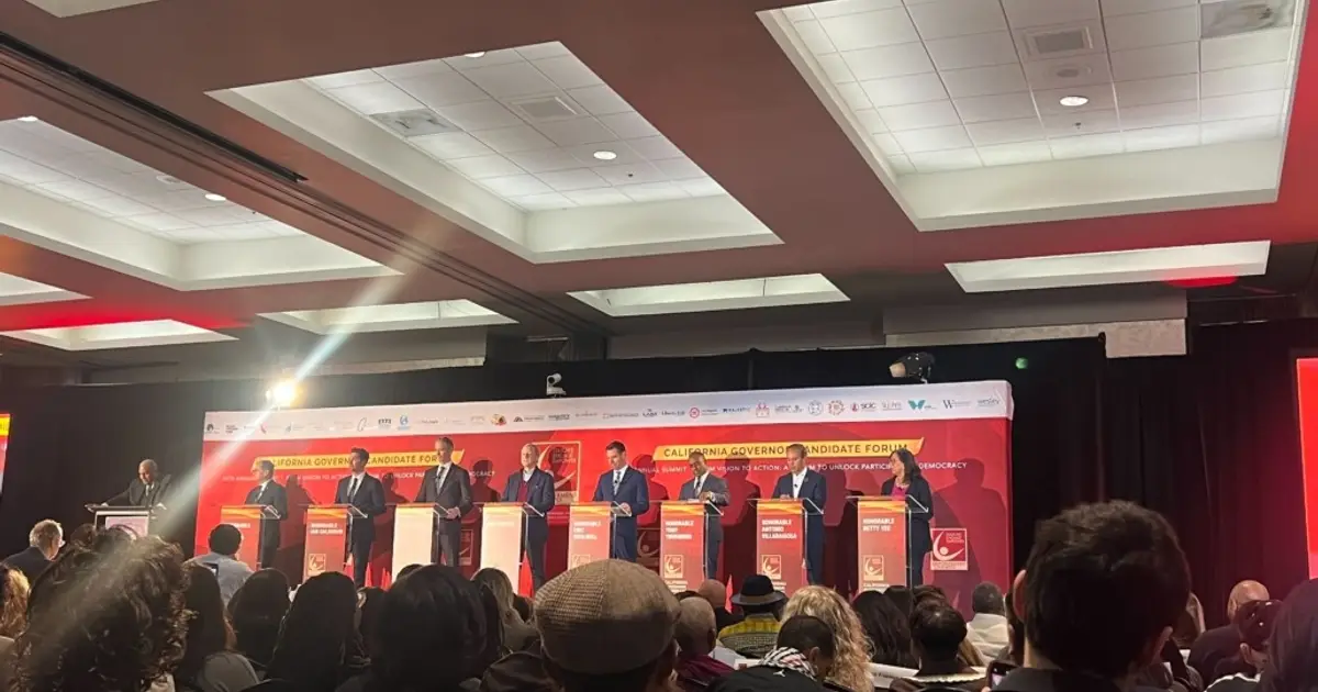 Eight gubernatorial candidates debate at California Science Center