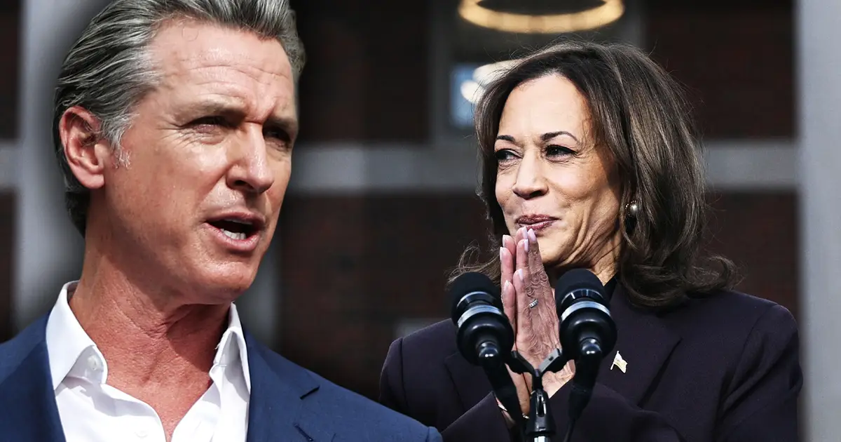 Gavin Newsom On Kamala Harris: “I Wouldn’t Run If She Ran”