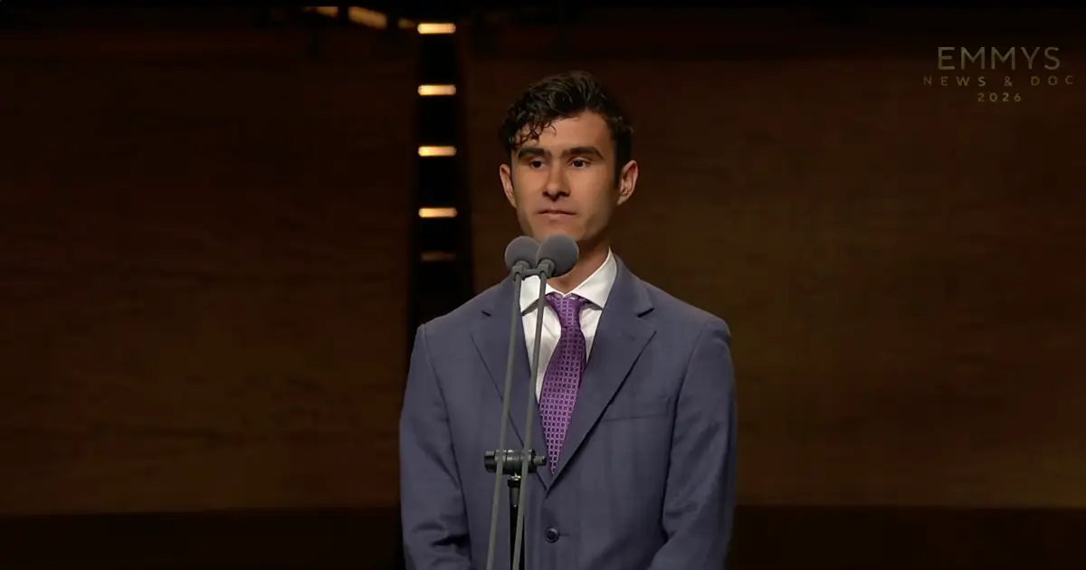 Student Journalist Speaks Out On CBS News’ Direction As He Receives Network-Funded Mike Wallace Scholarship At News Emmys