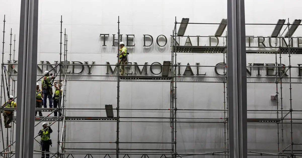 As Deadline Passes, Kennedy Center Asks For More Time To Remove Trump’s Name From Facade