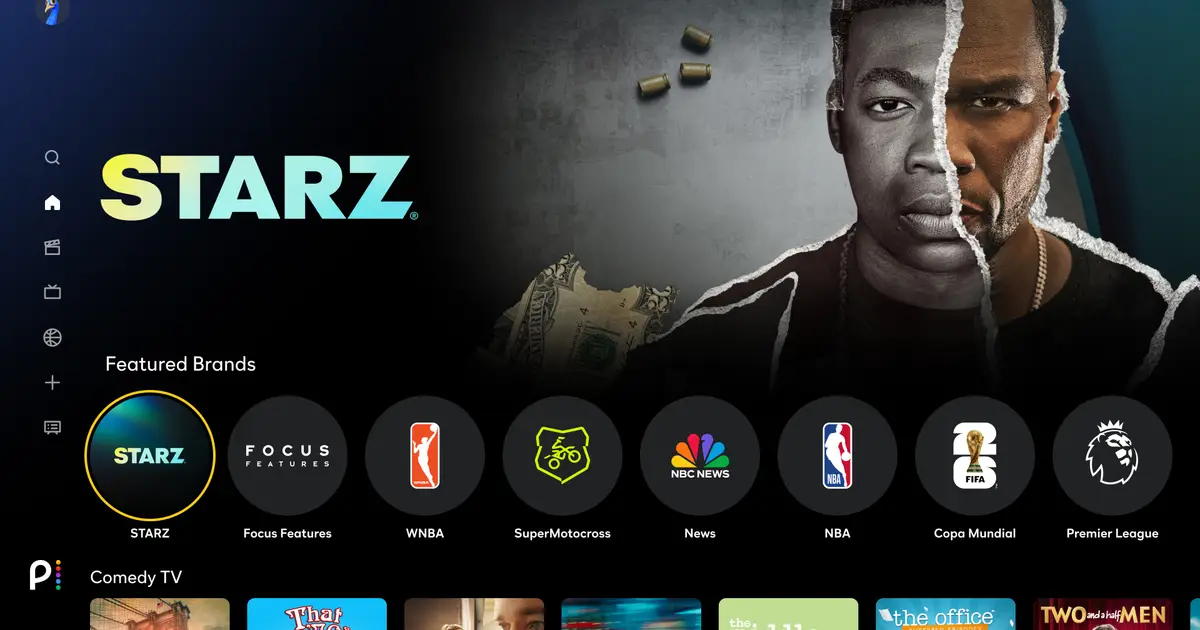 Peacock Adding Starz Subscription Feature To Home Screen