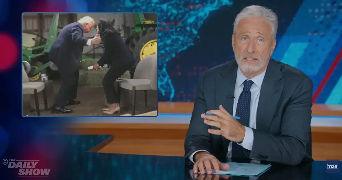 Jon Stewart Unloads On Trump Storming Out Of ‘Meet The Press’ Interview: “Hissy Fit Of An Incredibly Fragile Man-Baby”