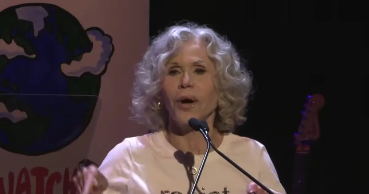Jane Fonda Attacks Paramount-WBD Merger At Protest Event – “I Have A Personal Stake In CNN, I Don’t Want To See It Go That Way”