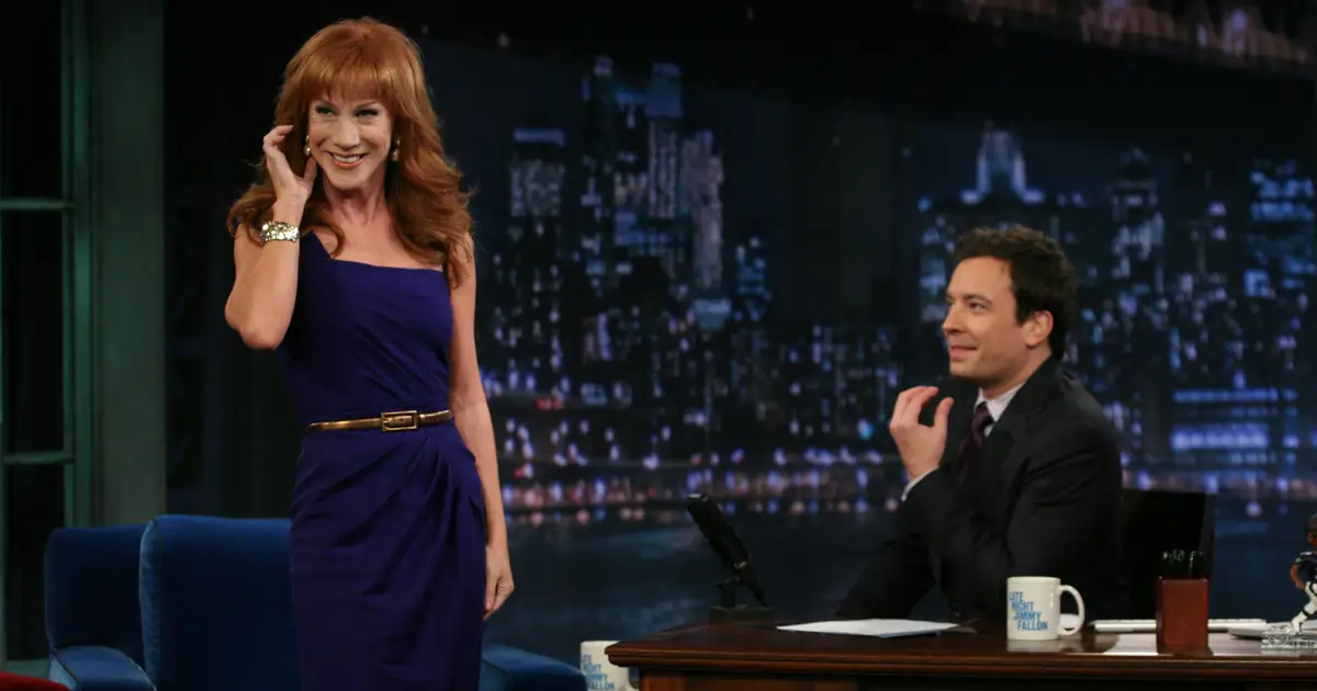 Kathy Griffin Thinks She’s “Banned” From ‘The Tonight Show Starring Jimmy Fallon’