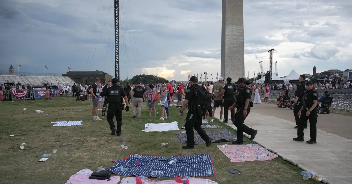 Donald Trump Says He’s Delivering Speech “No Matter What Happens” As National Mall Evacuated Due To Severe Weather — Update