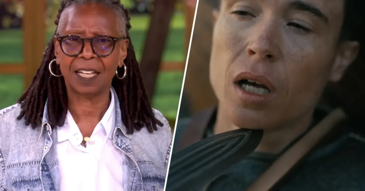 Whoopi Goldberg Slams Transphobic Critics Of Elliot Page’s ‘The Odyssey’ Casting: “Don’t Go See The Damn Movie”