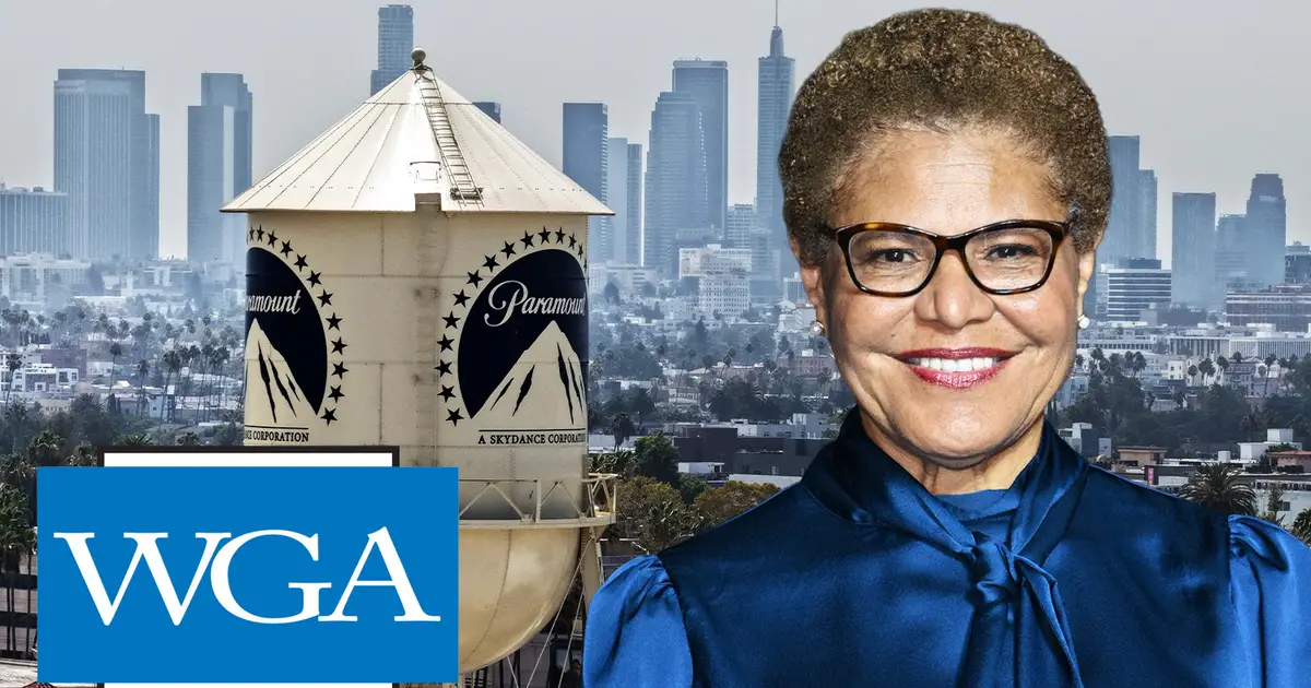 WGA Rips LA Mayor Karen Bass For Supporting “False Choice” In Paramount-WBD Merger Tangle