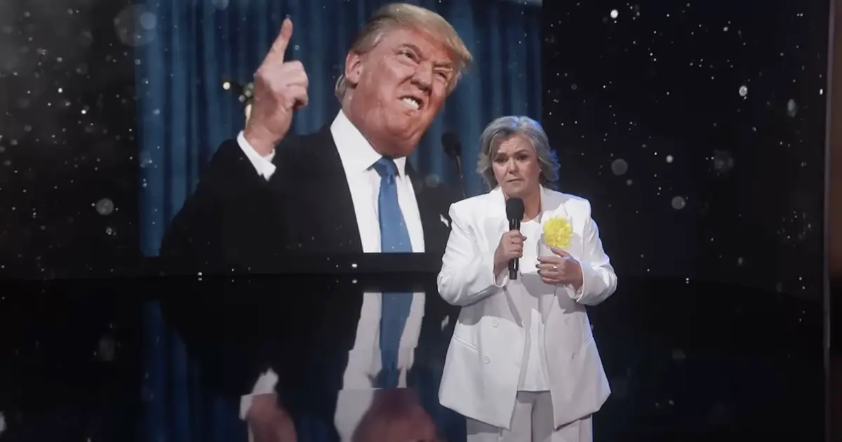Rosie O’Donnell Ends ‘Jimmy Kimmel Live’ Guest Run With Trump-Roasting Song: “Use That Stable Genius Brain”