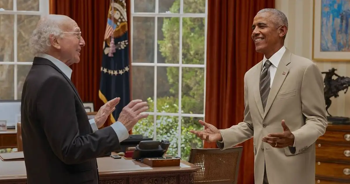 Obama Blames Larry David For 2014 Tan Suit Debacle In ‘Life, Larry & the Pursuit of Unhappiness’ Finale
