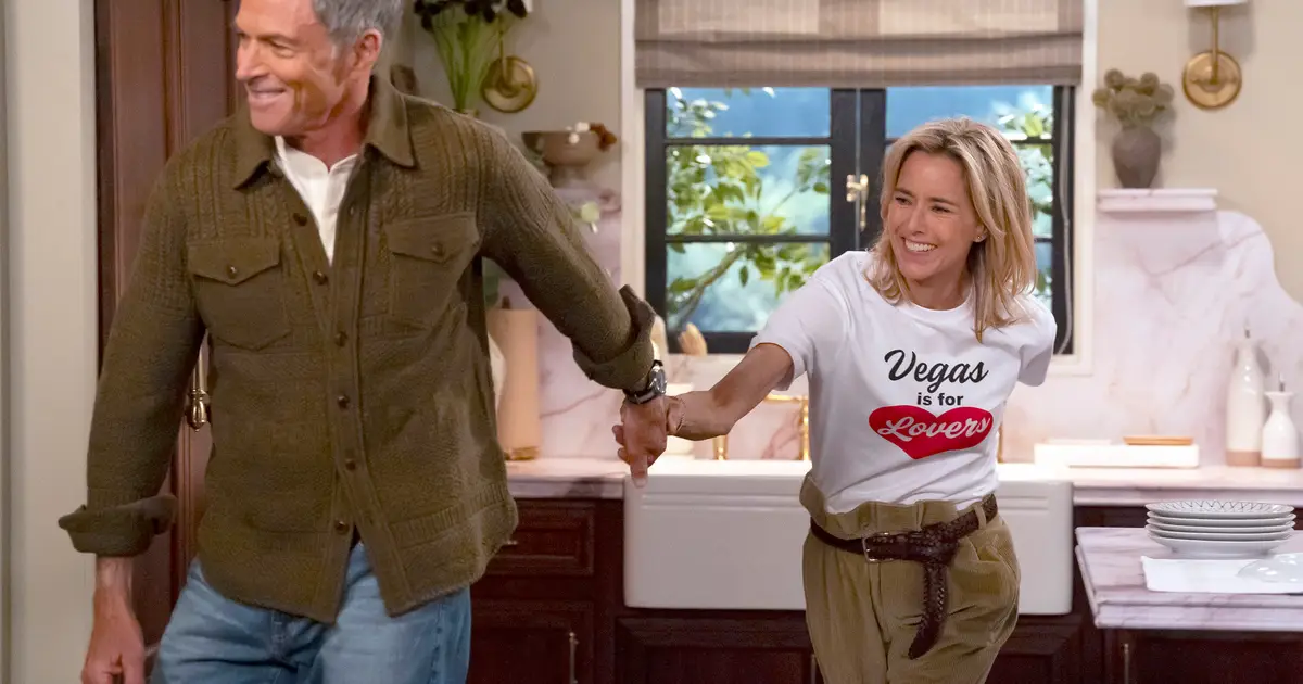 Tim Daly & Téa Leoni Take A Quick Trip To The Altar In ‘Newlyweds’ Trailer