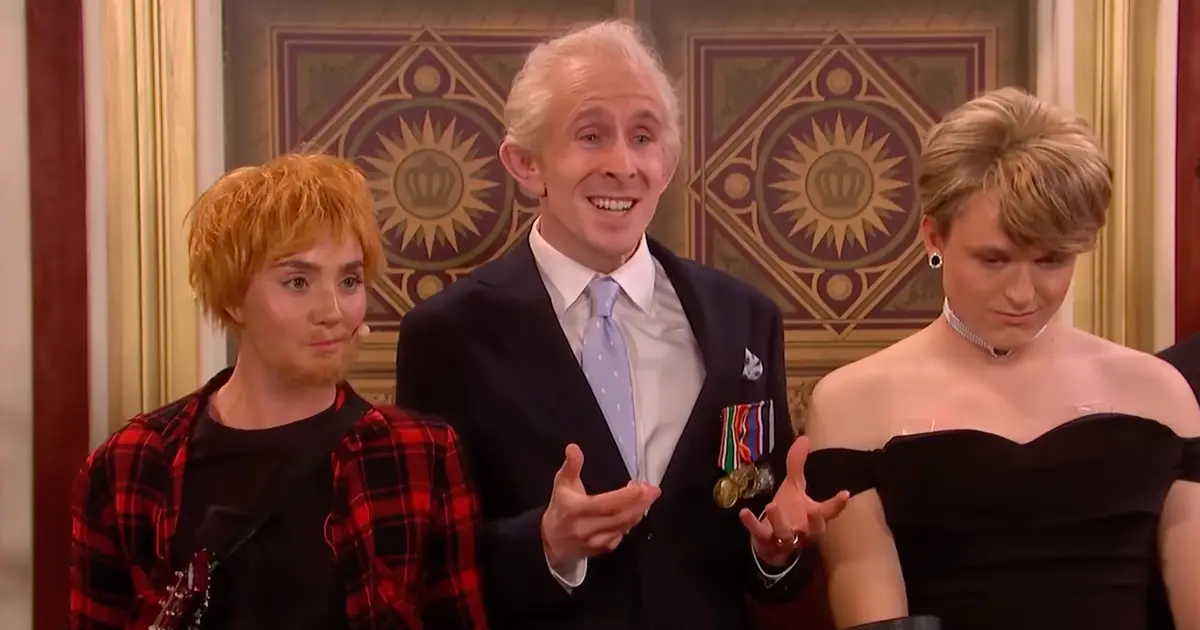 Princess Di Returns To ‘SNL UK’ As “Deeply Intelligent, Autonomous, Neurokinetic Android” In Cold Open Skewering King Charles, Ed Sheeran & AI