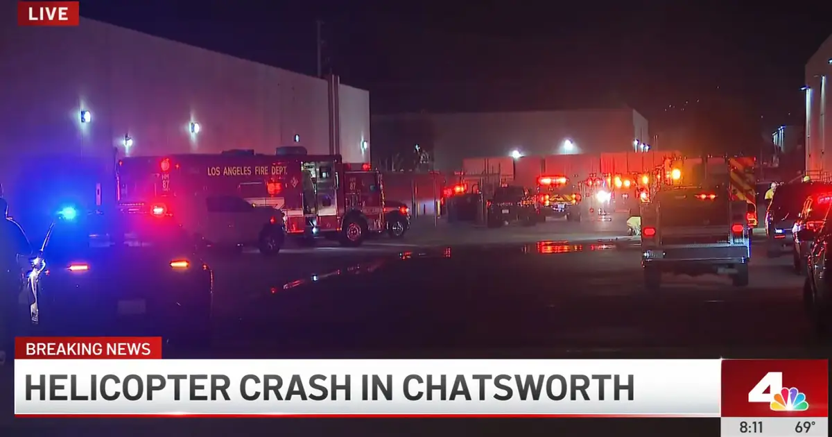 L.A. TV News Helicopter Crashes & Leaves Three Dead, Report