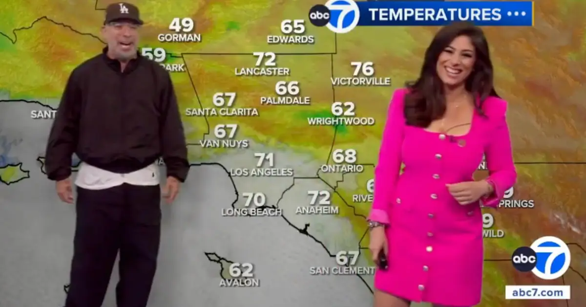 Stand-Up Comedian Jo Koy Takes Over Weather Forecast On Local L.A. Station