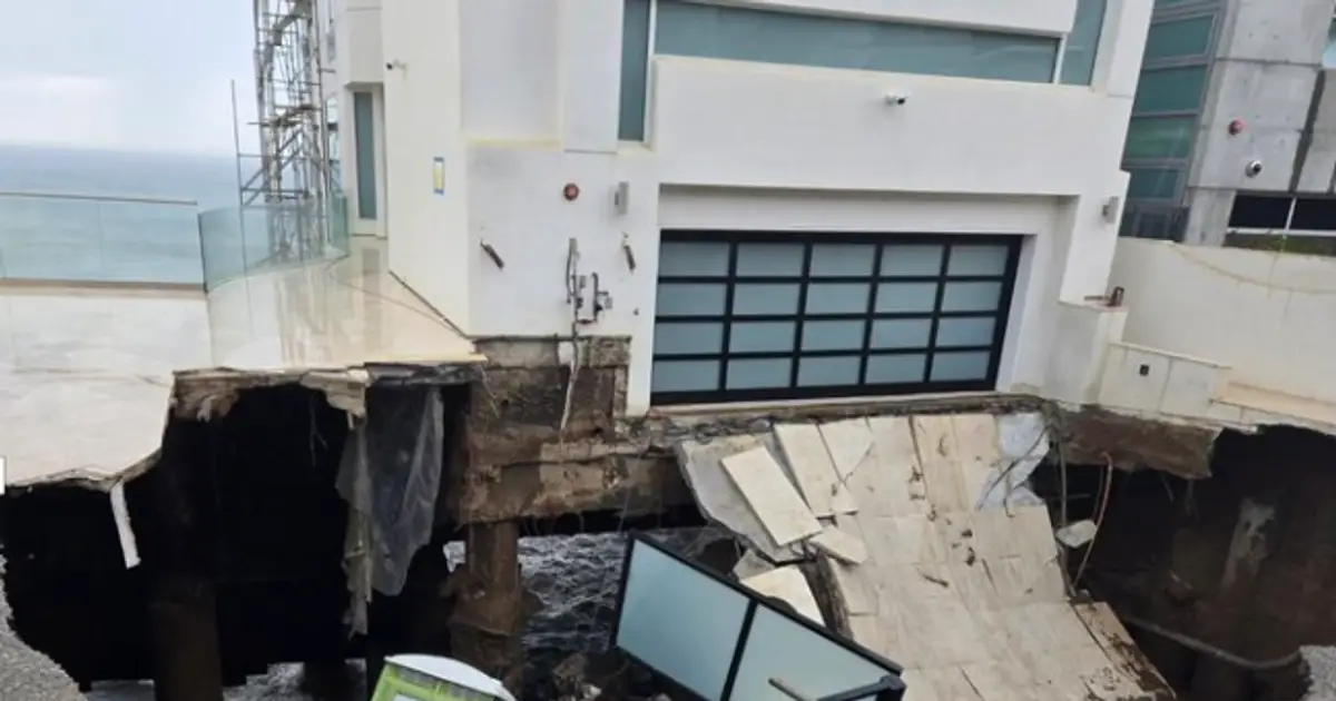 Hurricane Marie’s Waves Undermine Multimillion Dollar Malibu Beachfront Home, Causing Sinkhole; Several Other Properties Red Tagged