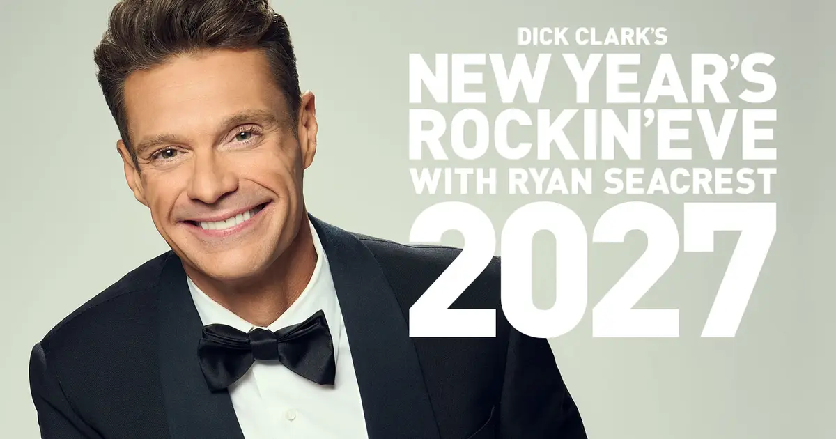 ‘Dick Clark’s New Year’s Rockin’ Eve with Ryan Seacrest 2027′ To Simulcast On ABC & Disney+