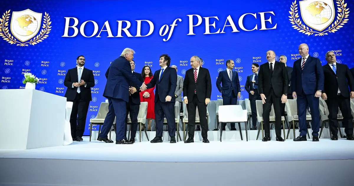 Trump Hosts  Board of Peace  Charter Signing Ceremony in Davos