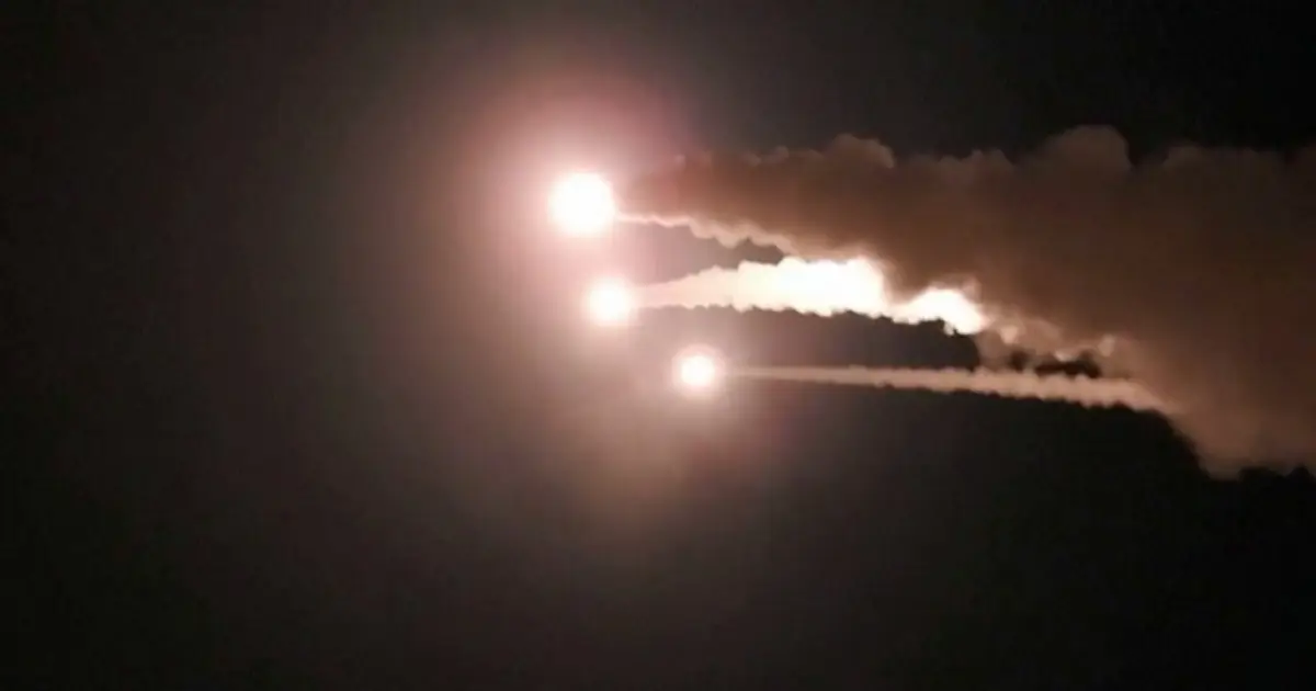 Iran releases footage of missiles launched at Israel