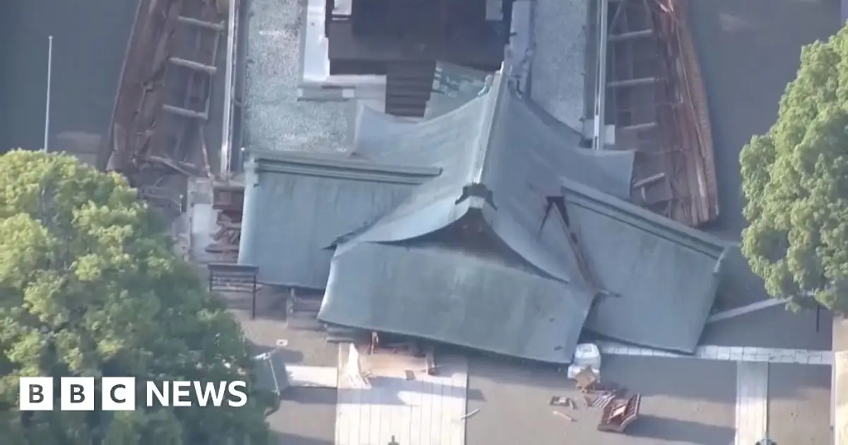 Watch: The moment quake hit Japan
