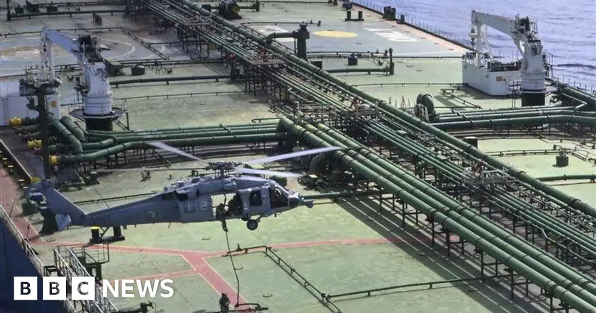 US boards ship carrying Iran oil as Trump threatens mine-laying vessels