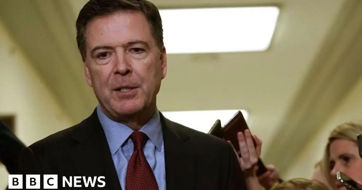 Comey surrenders over charge of threatening Trump's life in Instagram post