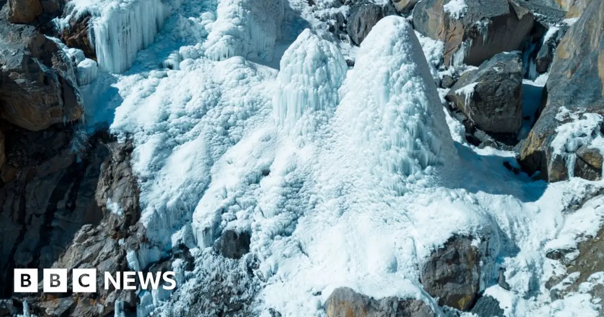 The artificial ice pyramids saving India's mountain villages