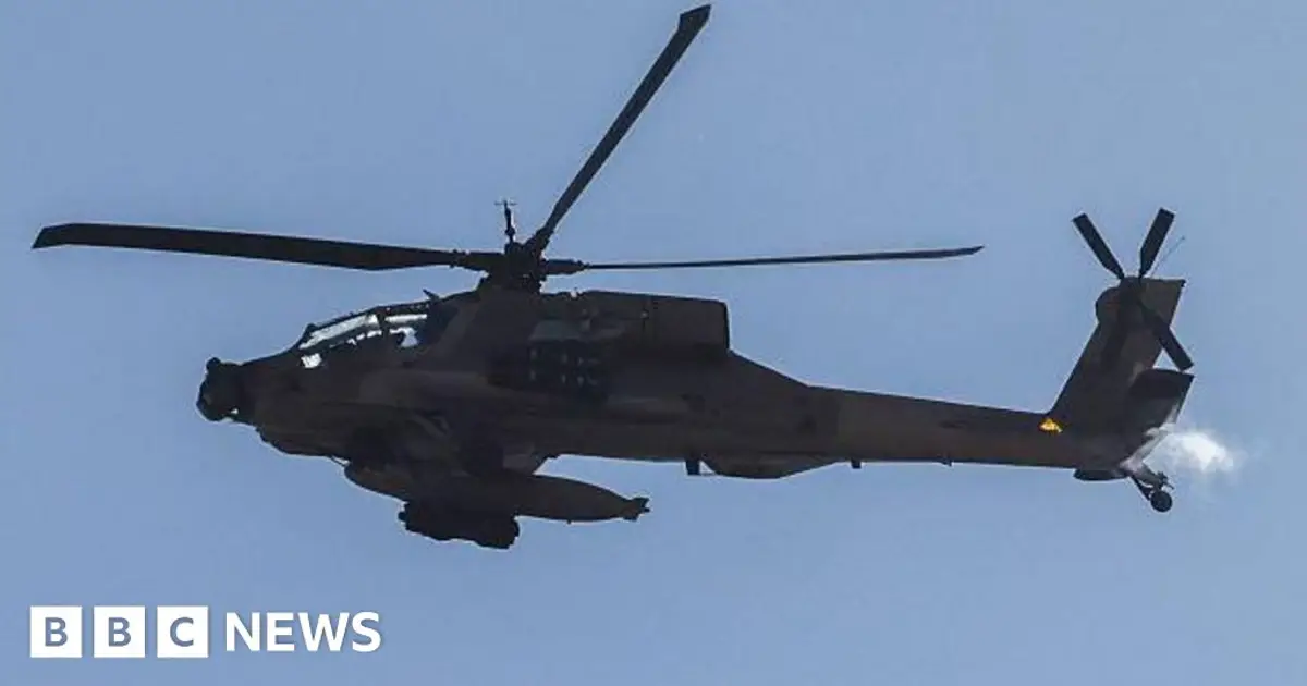 US strikes Iran in response to downing of military helicopter