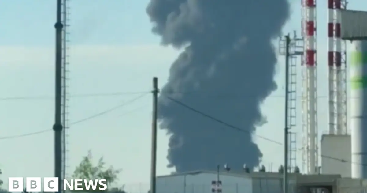 Ukrainian drones target St Petersburg in attack Russia calls 'unprecedented'