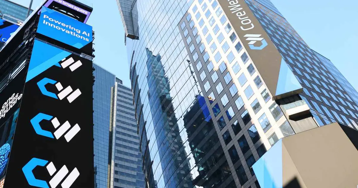 CoreWeave’s stock falls as new Google cloud venture may signal more competition ahead