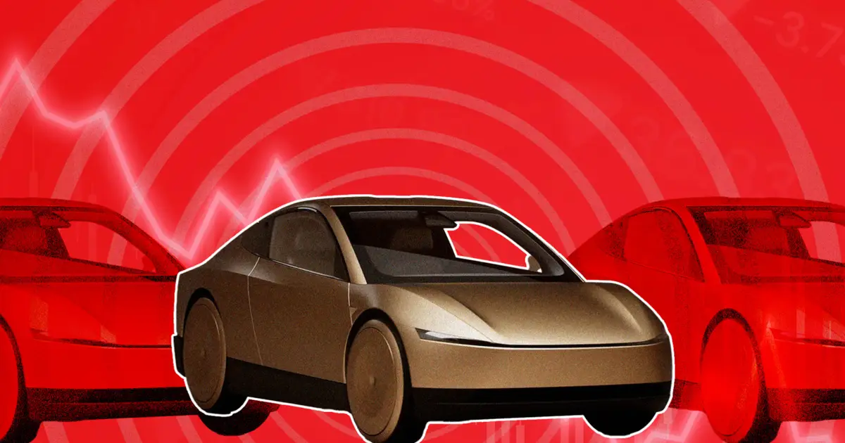 Tesla’s stock falls as Cybercab launch lands with a thud