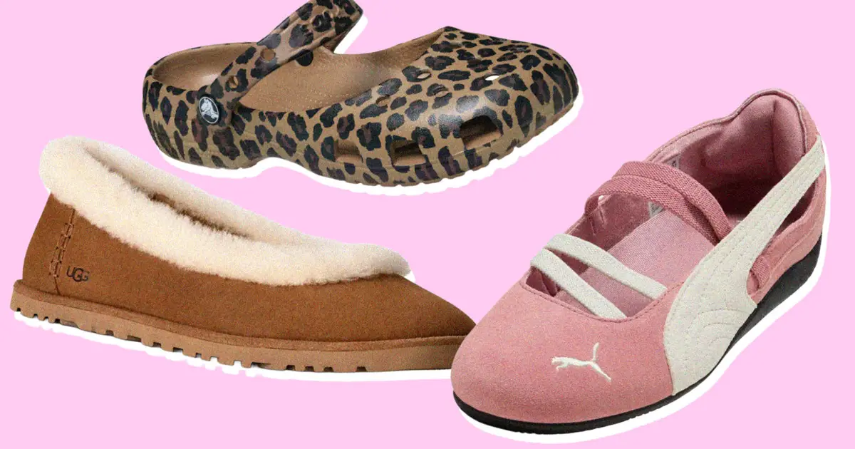 Ballet flats are so popular that even brands like Birkenstock and Crocs are cashing in on the trend