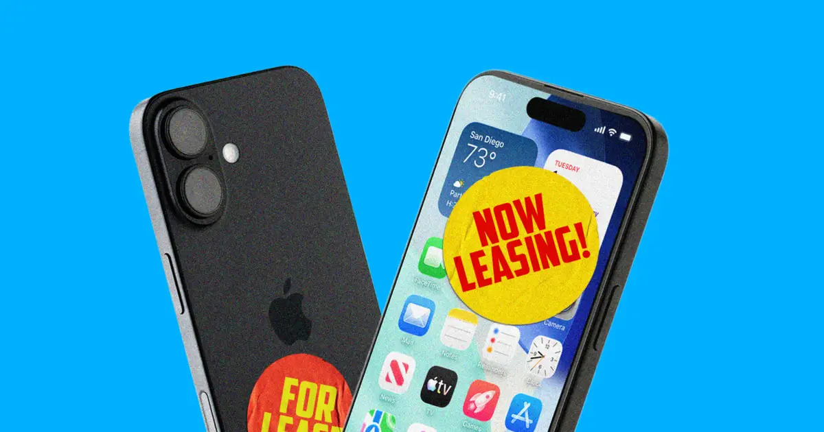 Apple is now letting you lease an iPhone like a car. Here’s what to know.