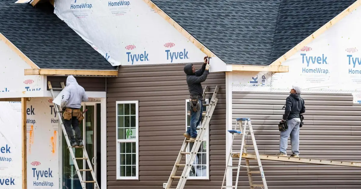 Construction on new homes jumps to a 15-month high, but the real-estate slump isn’t over