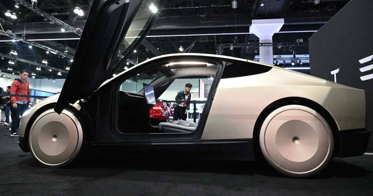 Tesla’s stock jumps as the company gets ready for a robotaxi push