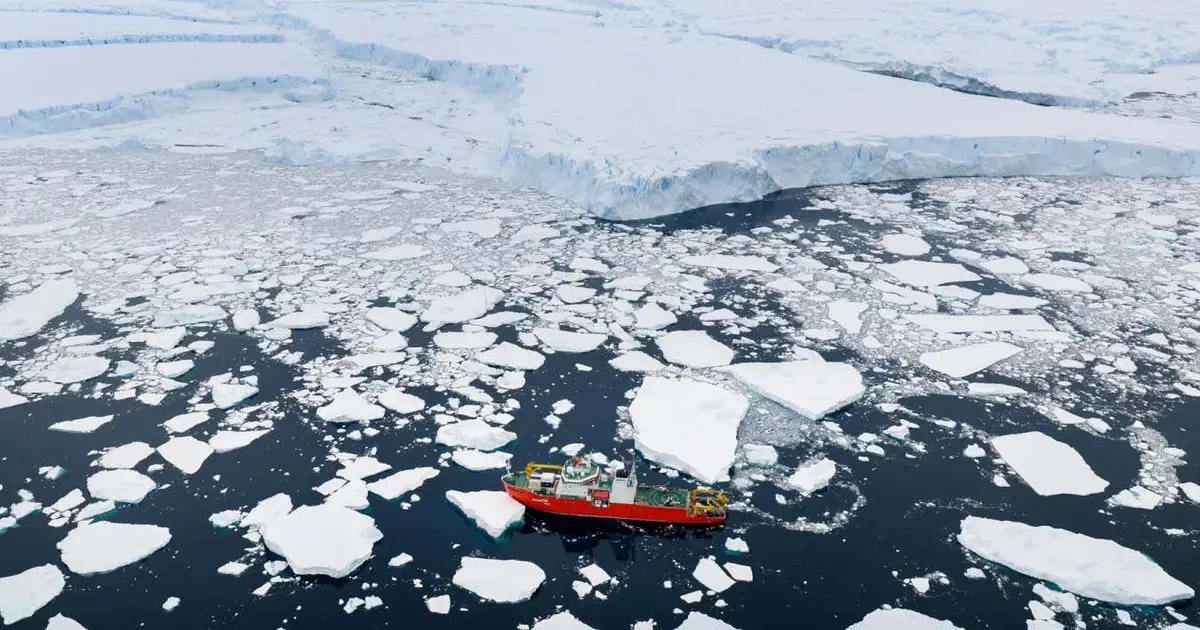 The ‘doomsday’ glacier’s giant ice shelf is about to break away