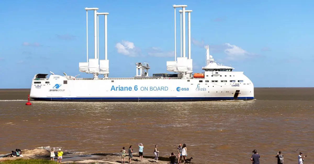 Wind-assisted cargo ships could more than halve shipping emissions