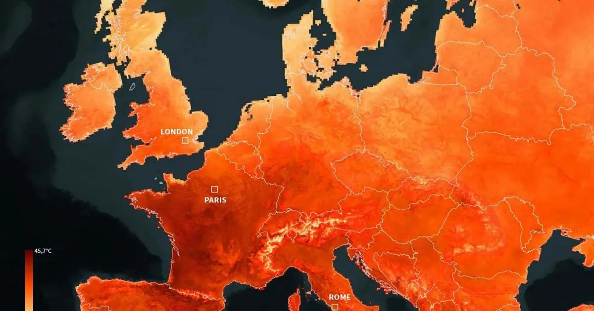 Europe’s heatwave is the hottest and most humid ever