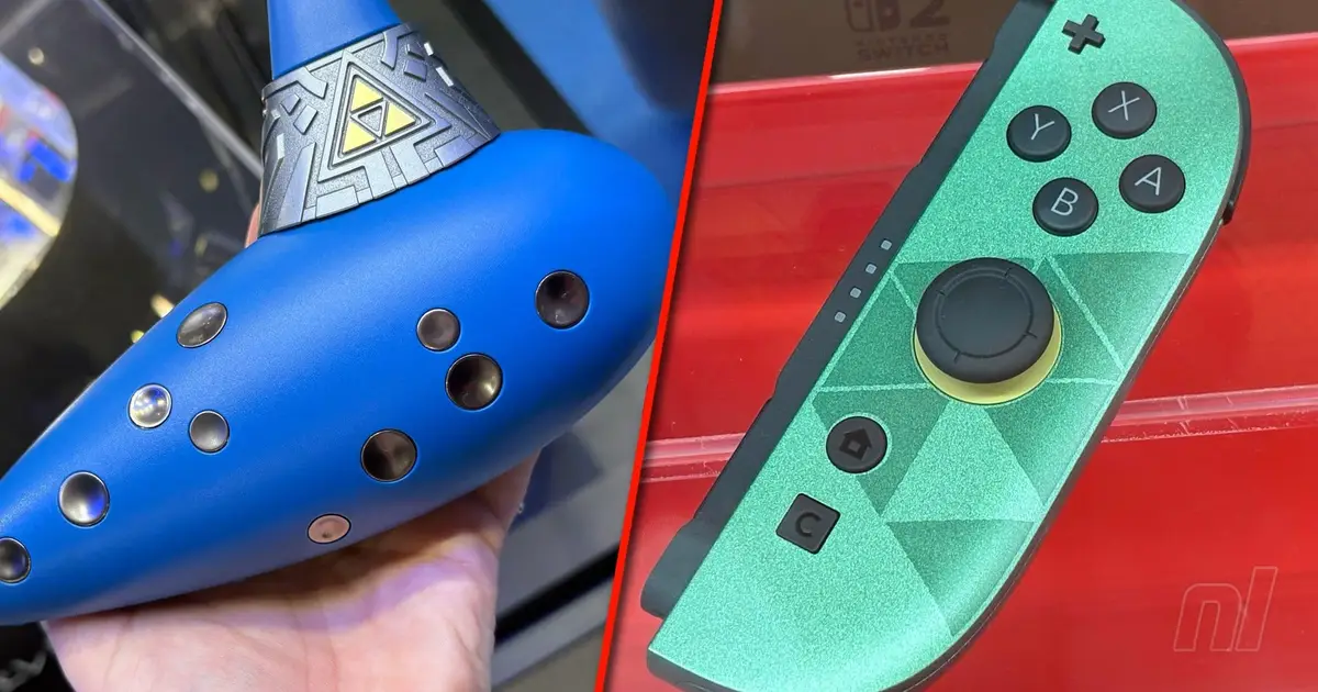 Gallery: Here's What The Zelda Switch 2 And Electric Ocarina Look Like In Person