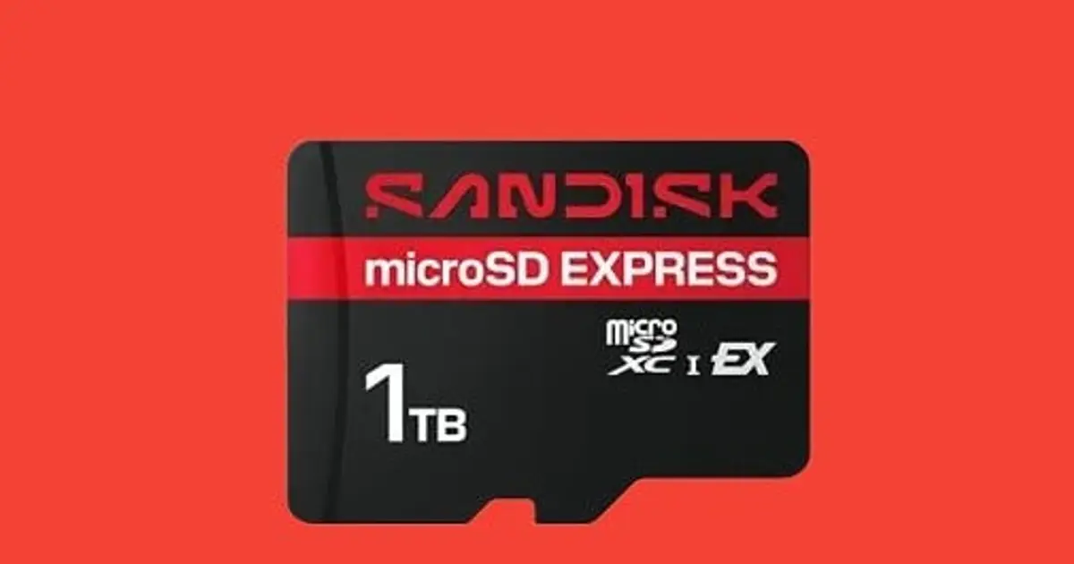 ICYMI: SanDisk Is Now Selling A 1TB MicroSD Express Card For Switch 2