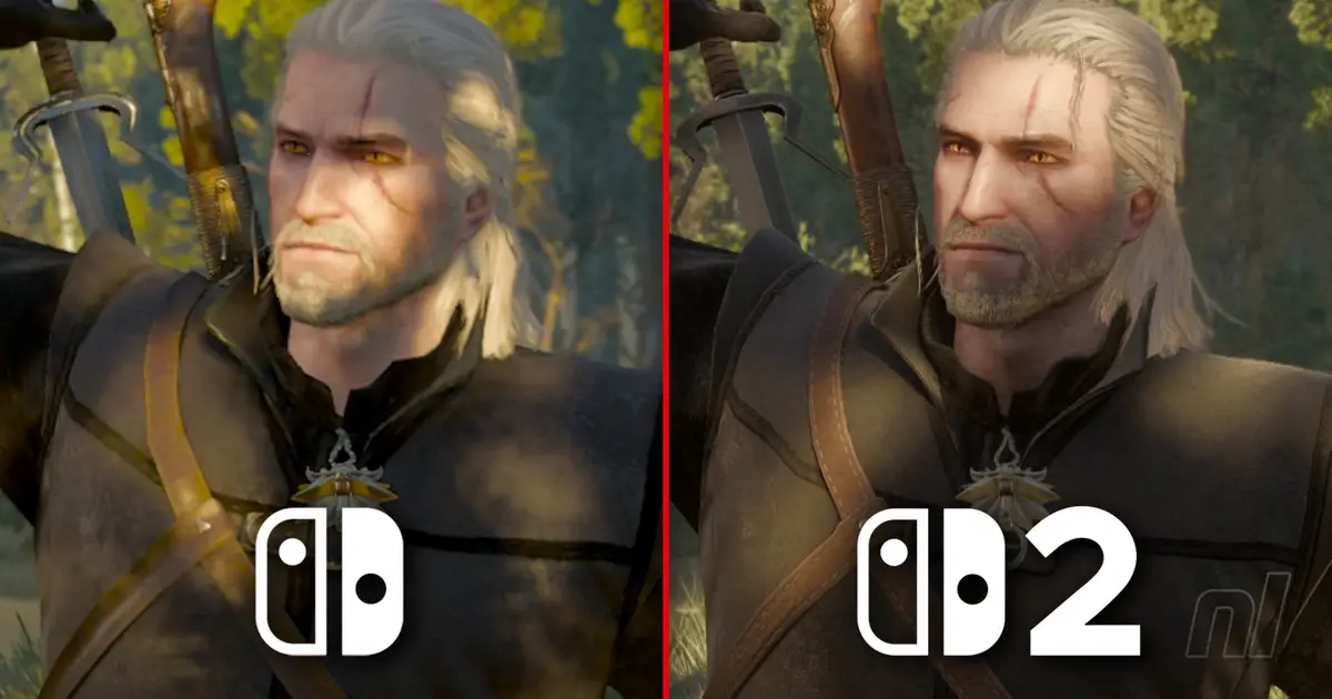 Video: The Witcher 3 Remastered Side-By-Side Comparison, Switch Vs. Switch 2