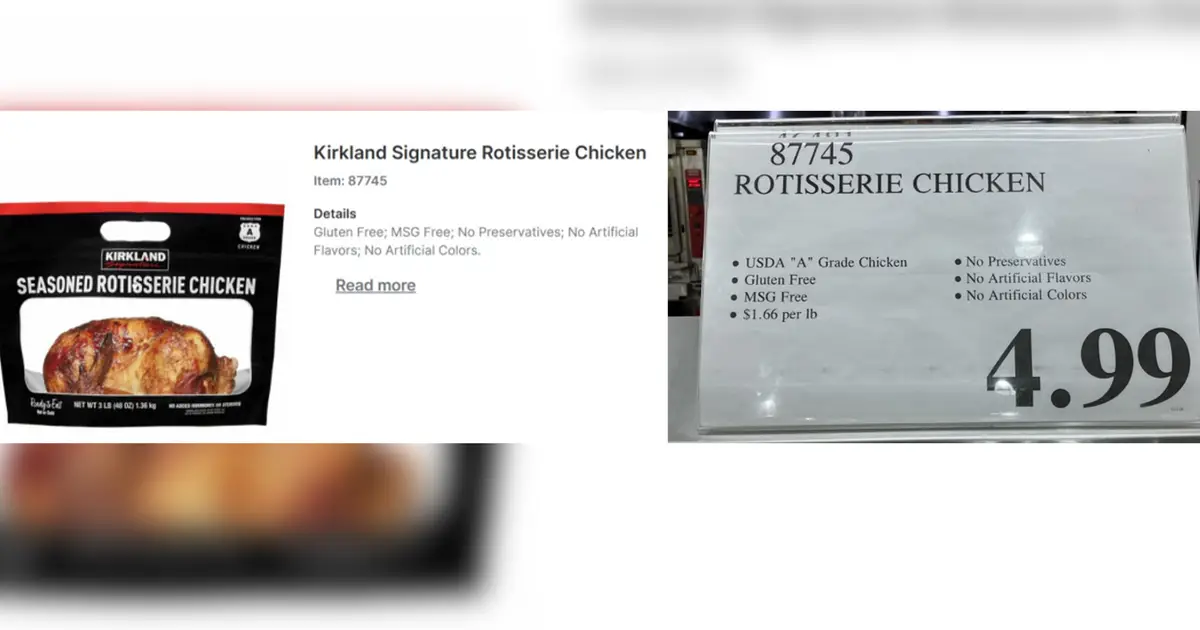 Costco sued for falsely advertising  no preservative in $4 . 99 rotisserie chicken