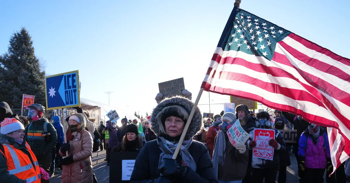 Protesters close schools and stores during a nationwide strike against Trump immigration policies