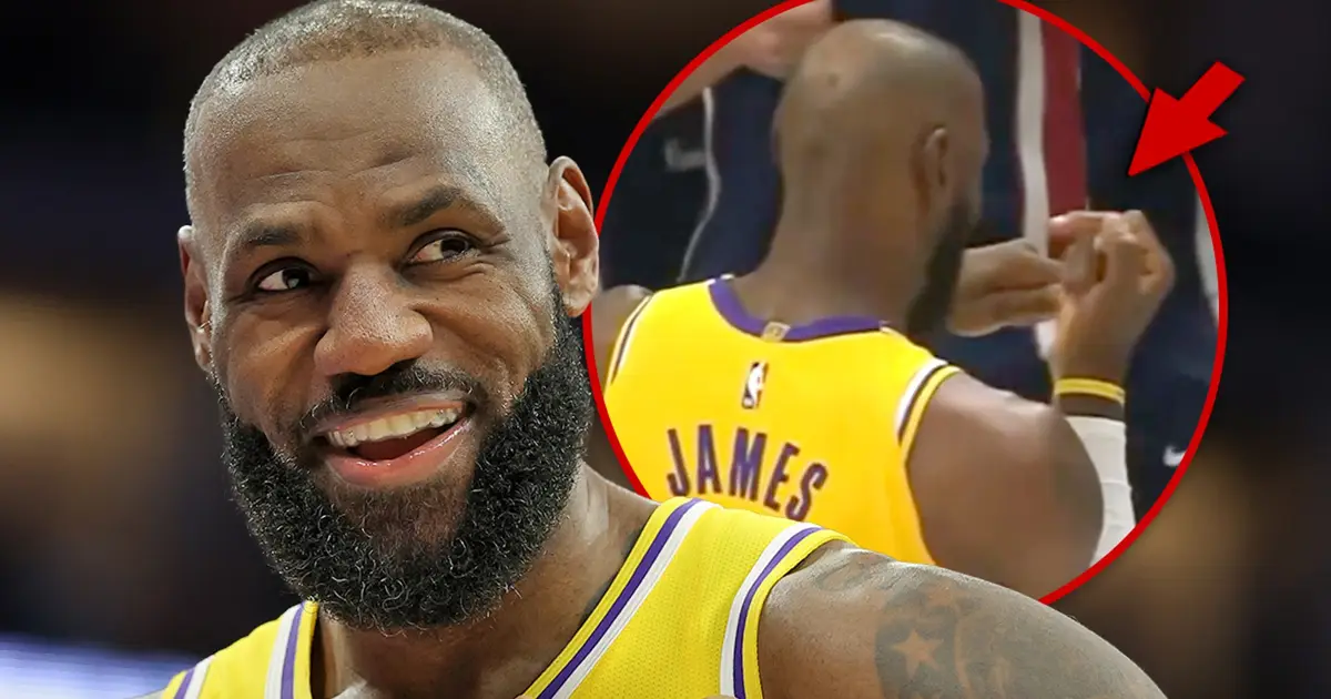 LeBron James Nearly Flips Off Nuggets Bench In Funny Moment Caught on Camera