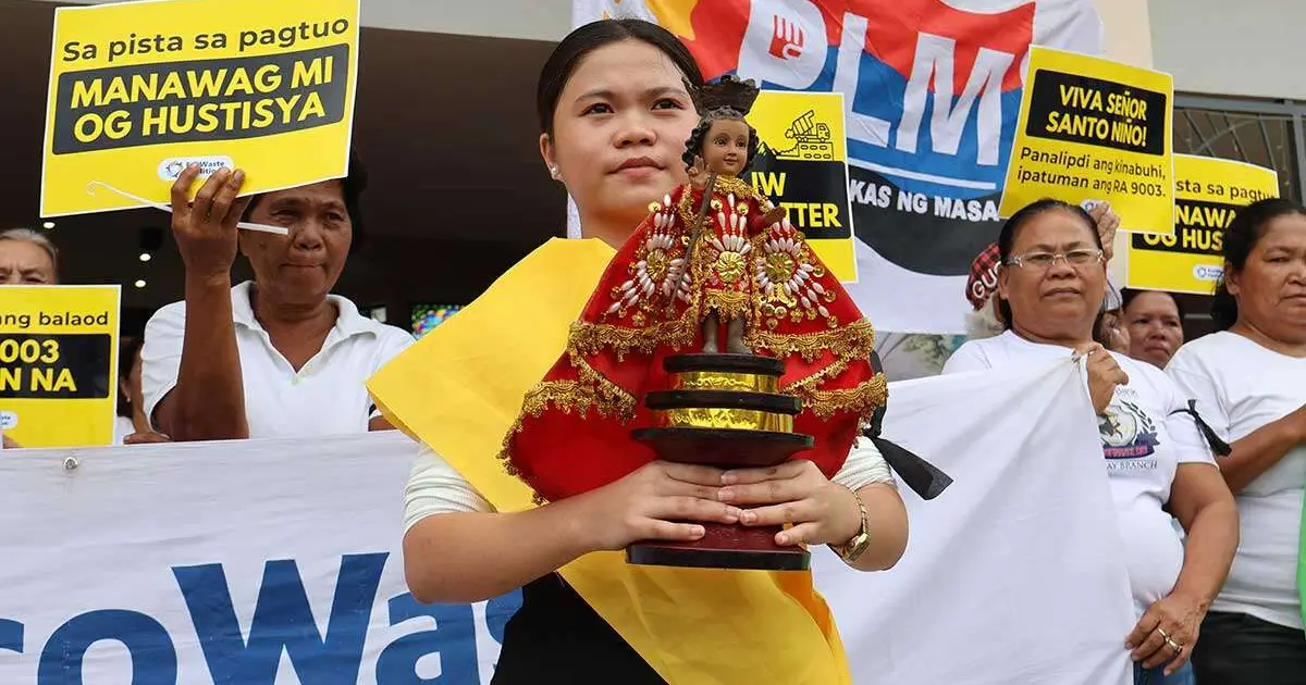 Solemn Walk Honors Binaliw Landfill Victims , Calls For Zero Waste Sinulog