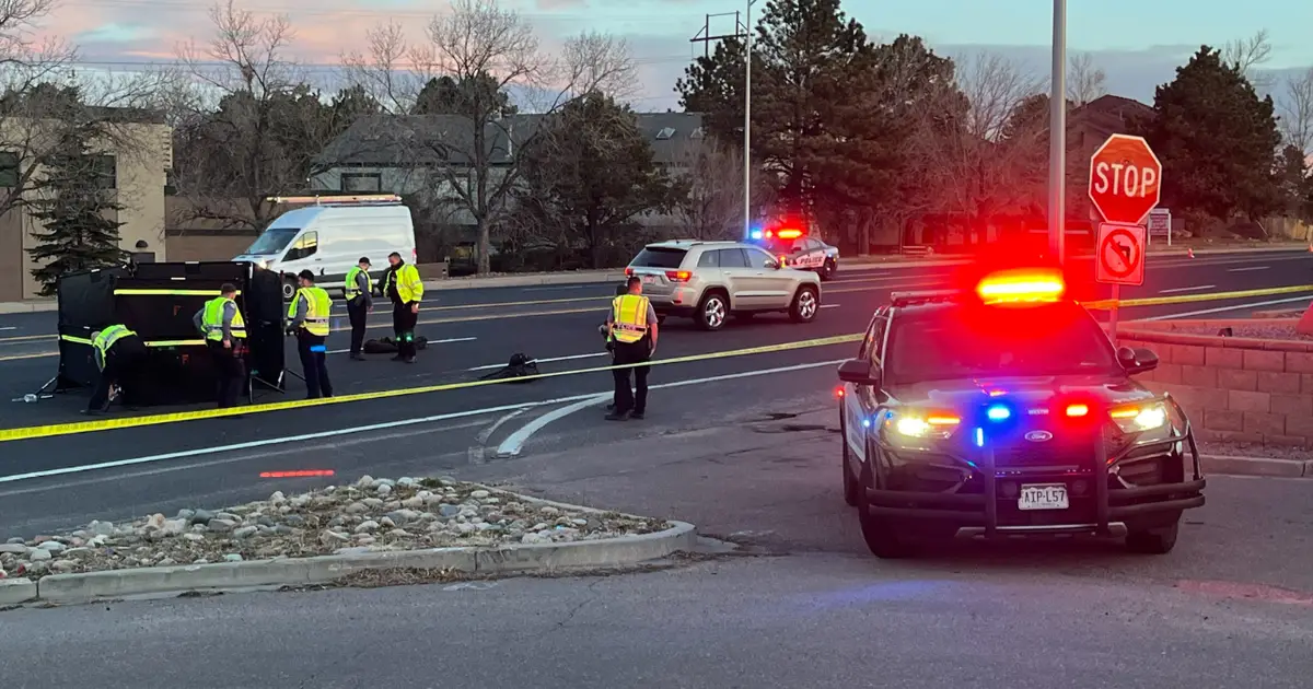 Fatal pedestrian crash at North Academy & Vickers in Colorado Springs restricts traffic for three hours Wednesday morning