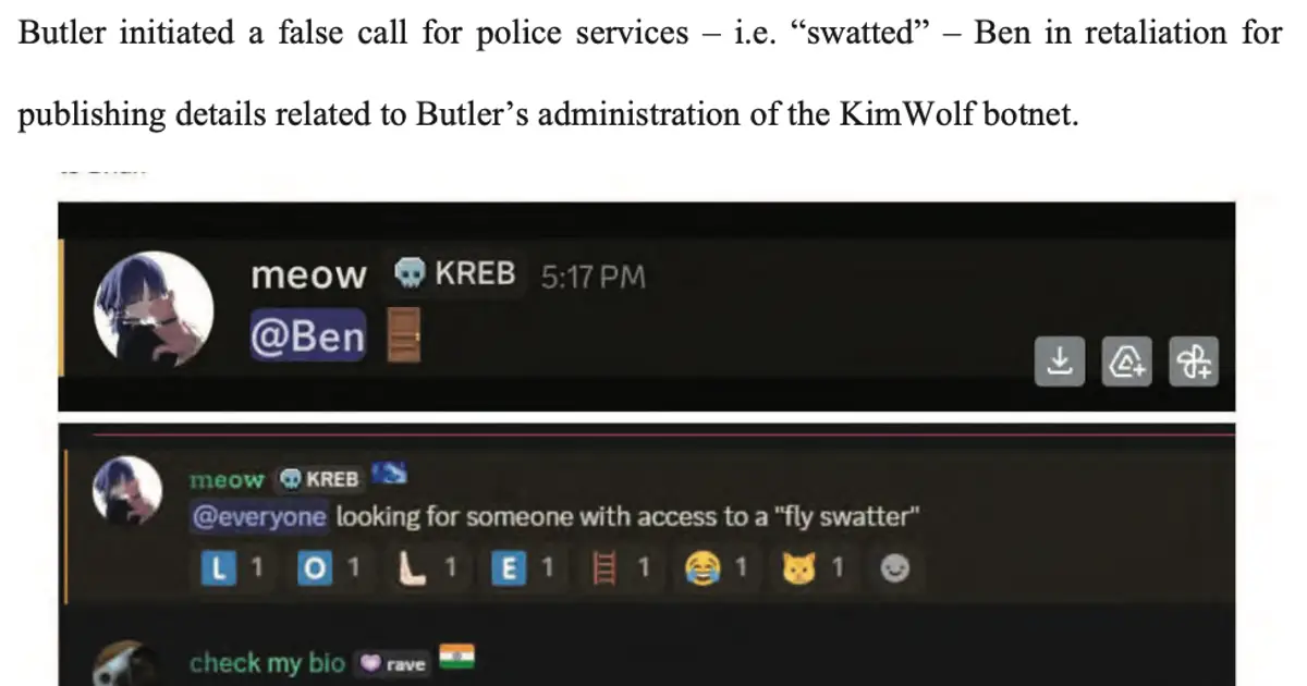 Alleged Kimwolf Botmaster ‘Dort’ Arrested, Charged in U.S. and Canada